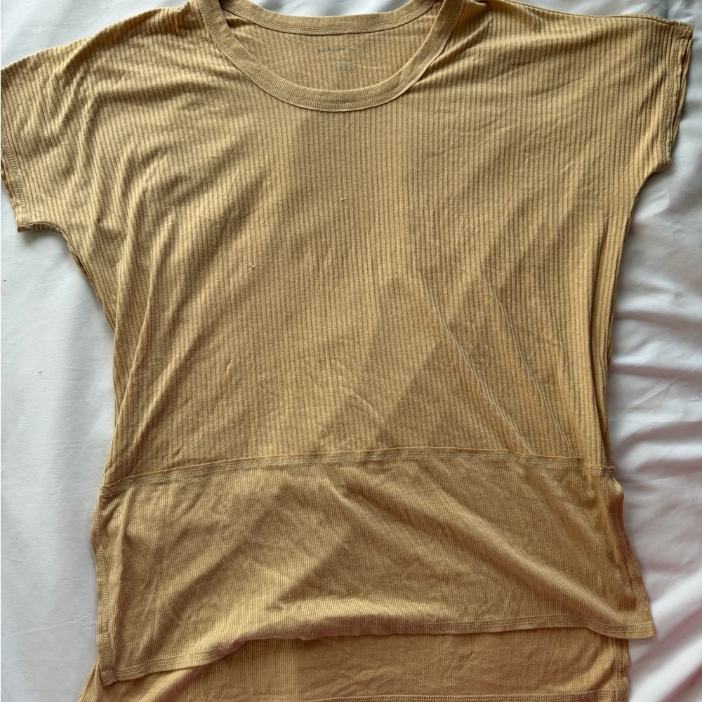 American Eagle Tan Ribbed Women's Top
